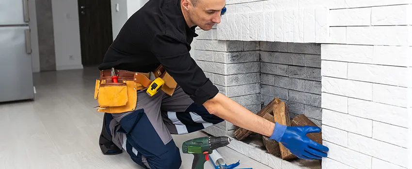 Fireplace Damaged Damper Frame Repair Services in Wakefield, Massachusetts