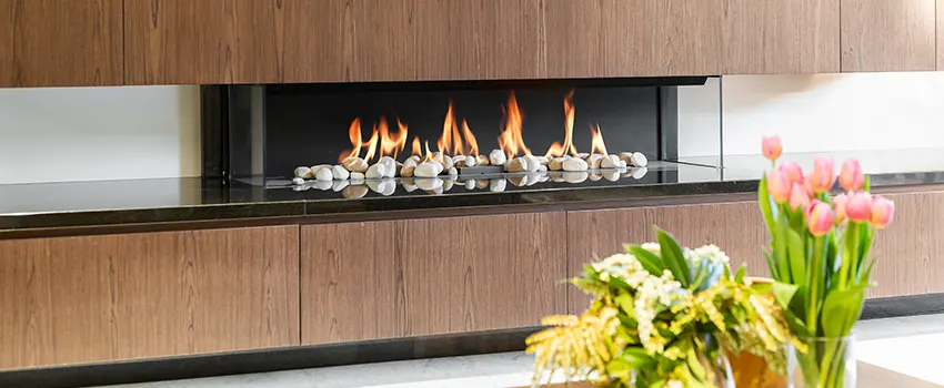 Double-height Fireplace Design Refurbishment in Wakefield, Massachusetts