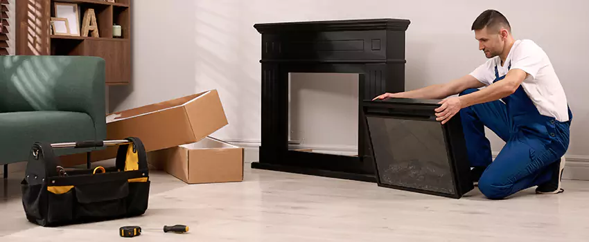 Old Rusted Metal Fireplace Repair And Replacement in Wakefield, MA